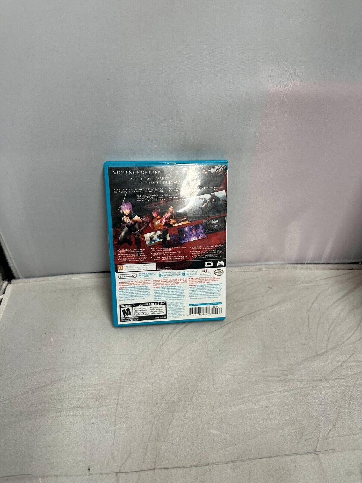 (LUP) Ninja Gaiden 3: Razor's Edge (Nintendo Wii U, 2012)