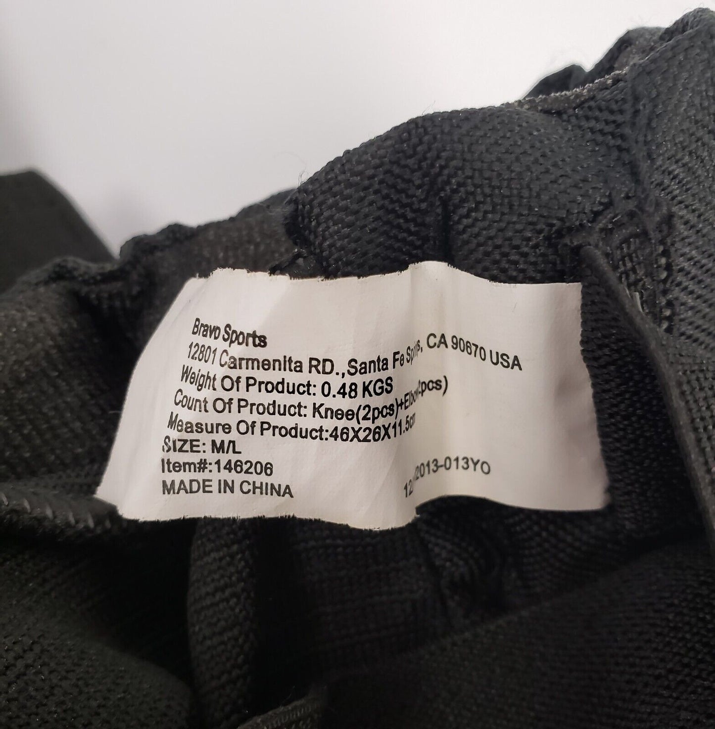 (68239-8) Bravo Sports Roller Blade Pads-Size M/L