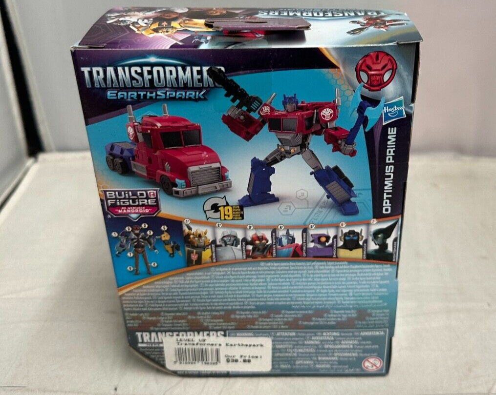 (LUP) Transformers EarthSpark Deluxe Optimus Prime, jouet figurine d'action