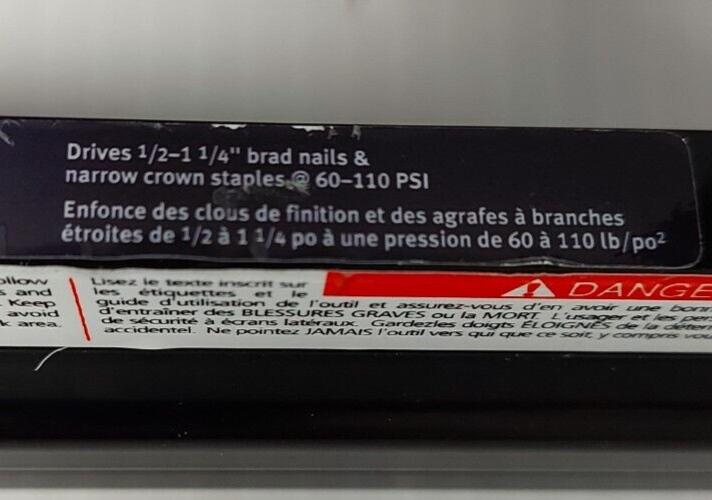 (N84459-2) Mastercraft Air Powered Brad Nailer/ Stapler