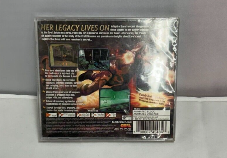 (LUP) Tomb Raider: Chronicles (Sega Dreamcast, 2000) NEW! *Cracked Case*