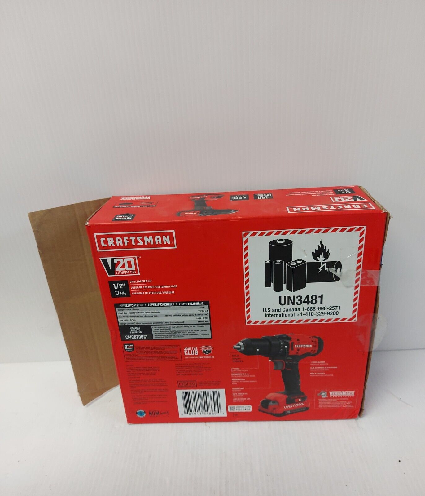 (N82811-1) Craftsman CMC0700CI Drill Set