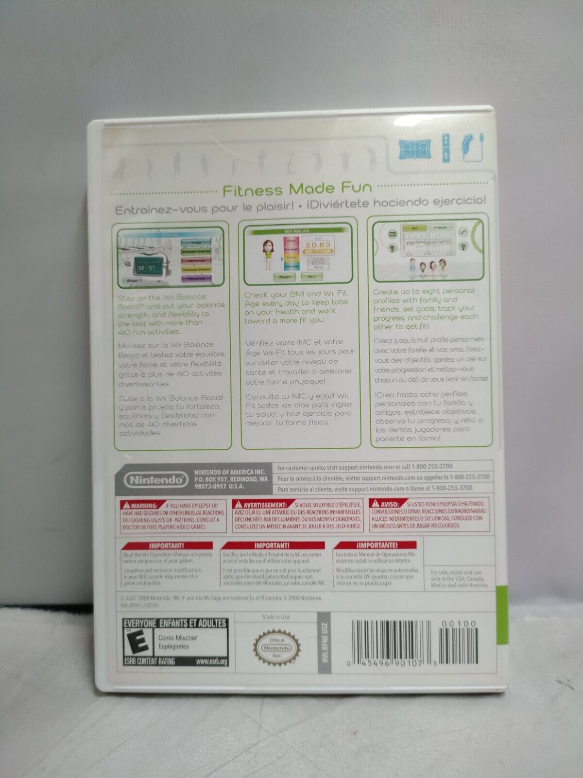 (LUP) Wii Fit (Nintendo Wii, 2008) - European Version