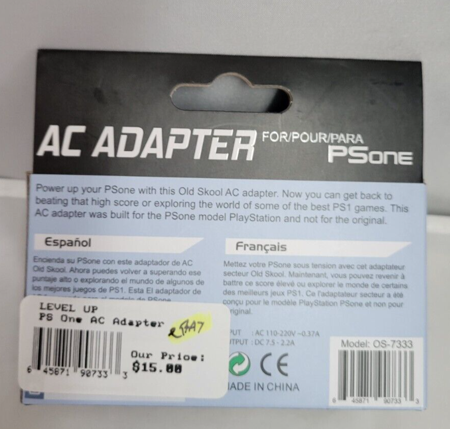 (LUP) PS ONE AC Adapter