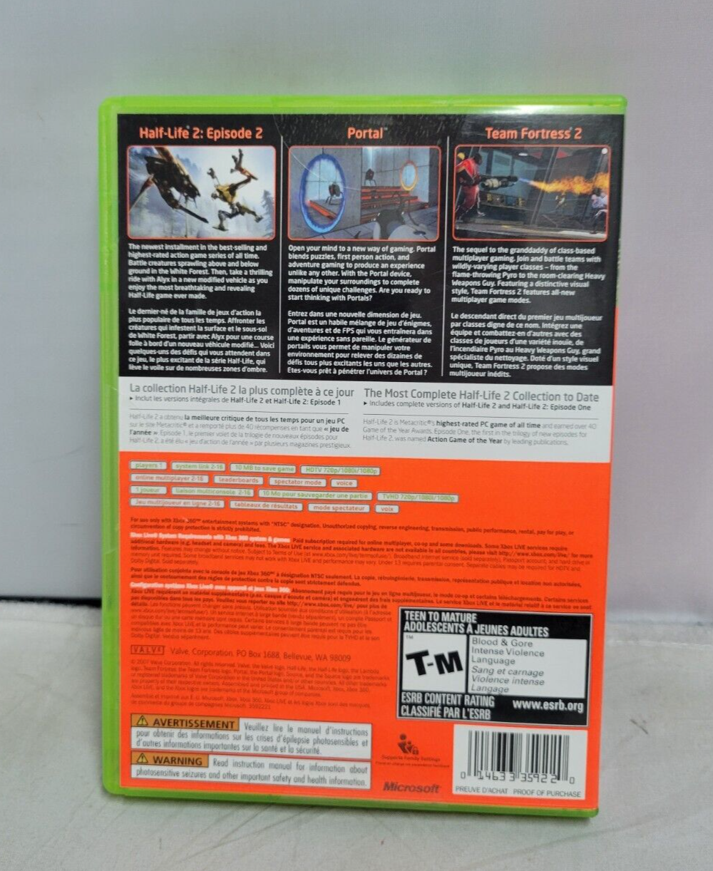 (LUP) The Orange Box XBOX 360