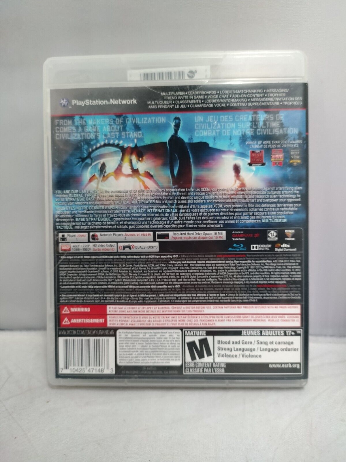 (LUP) XCOM: Enemy Unknown (PlayStation 3)