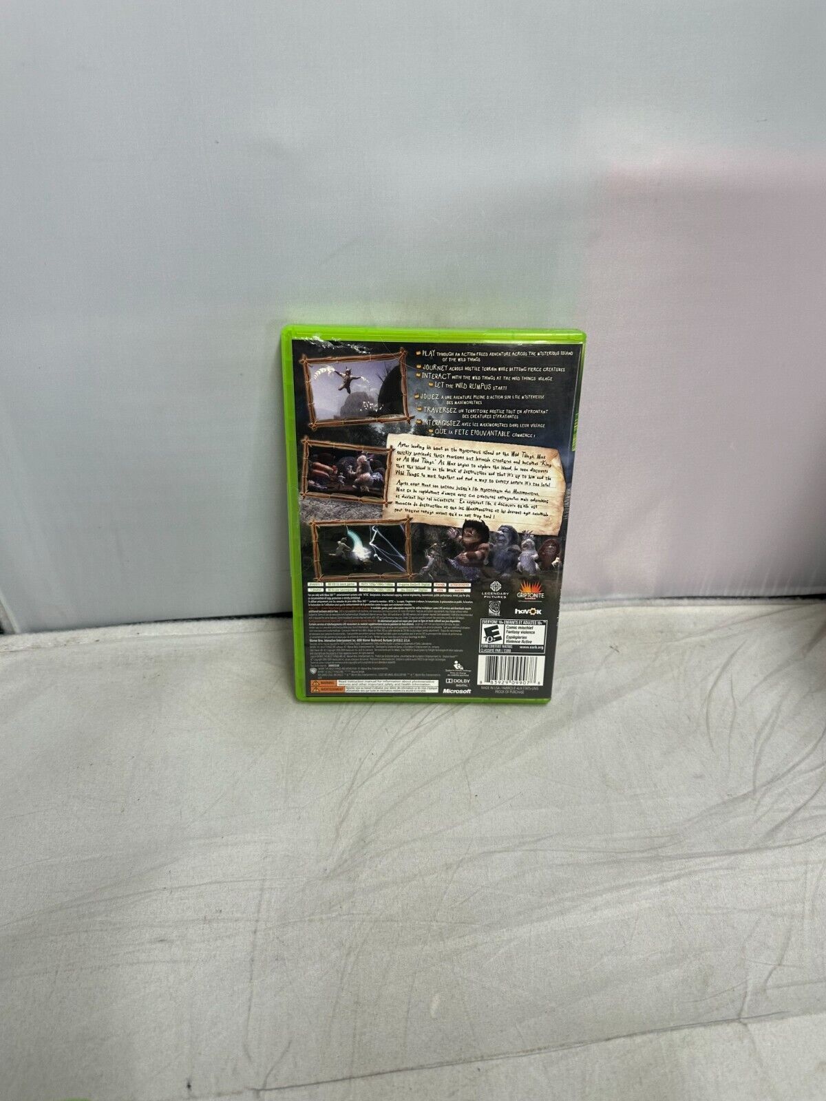 (LUP) Where The wild Things Are Xbox 360