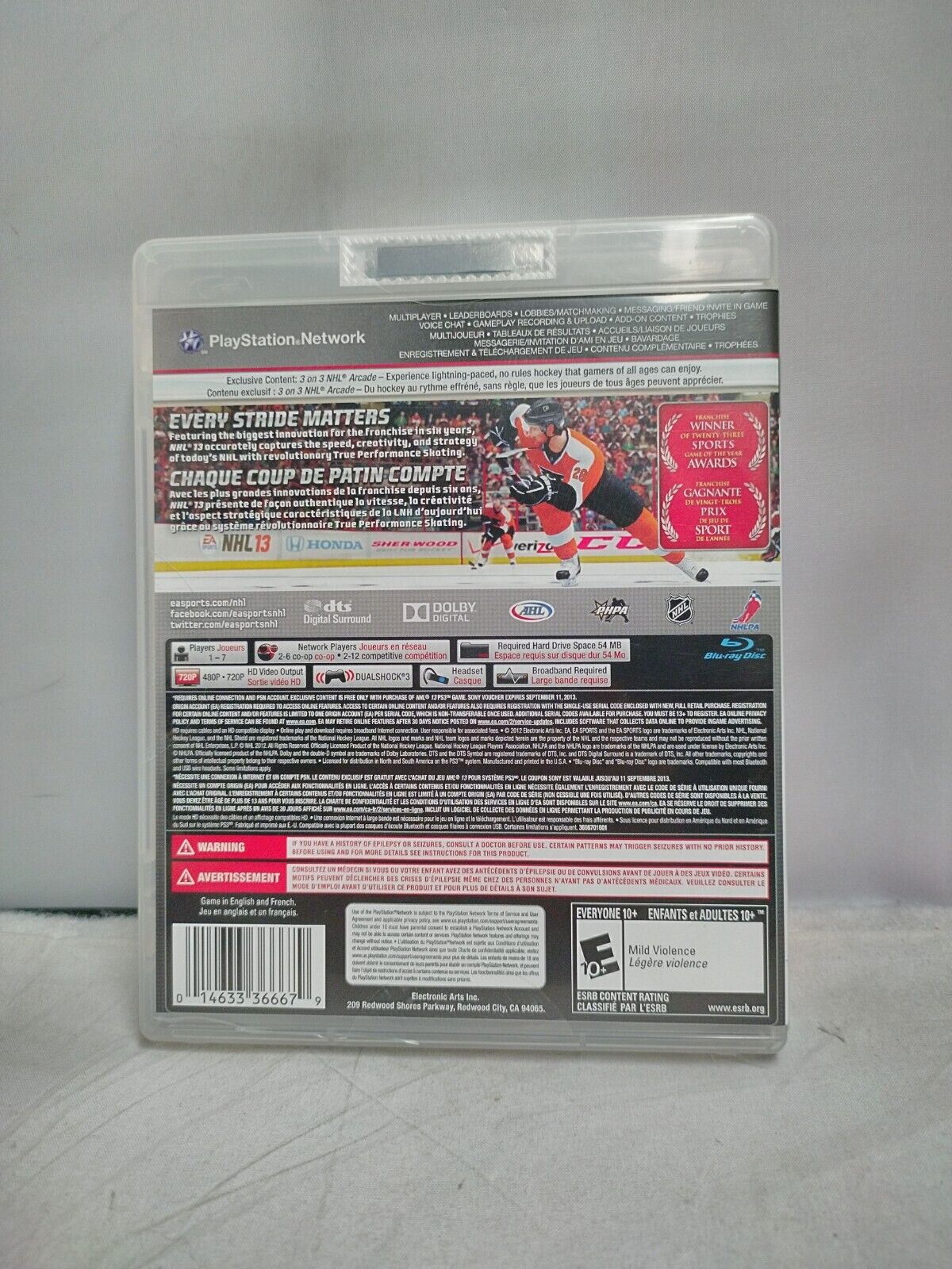 (LUP) NHL 13 (Sony PlayStation 3, 2012)