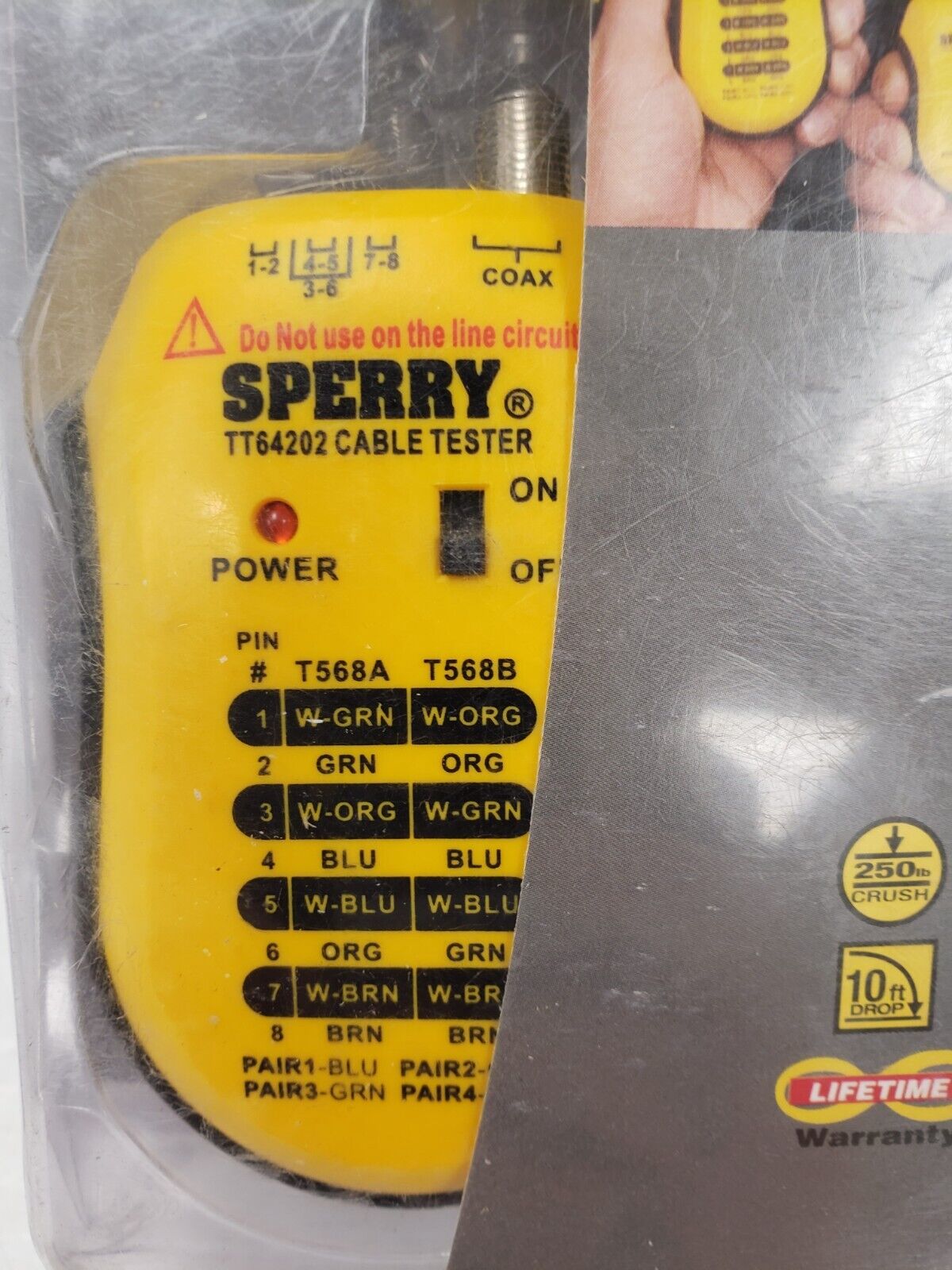 (64765-6) Sperry TT64202 Cable Test Plus Cable Tester