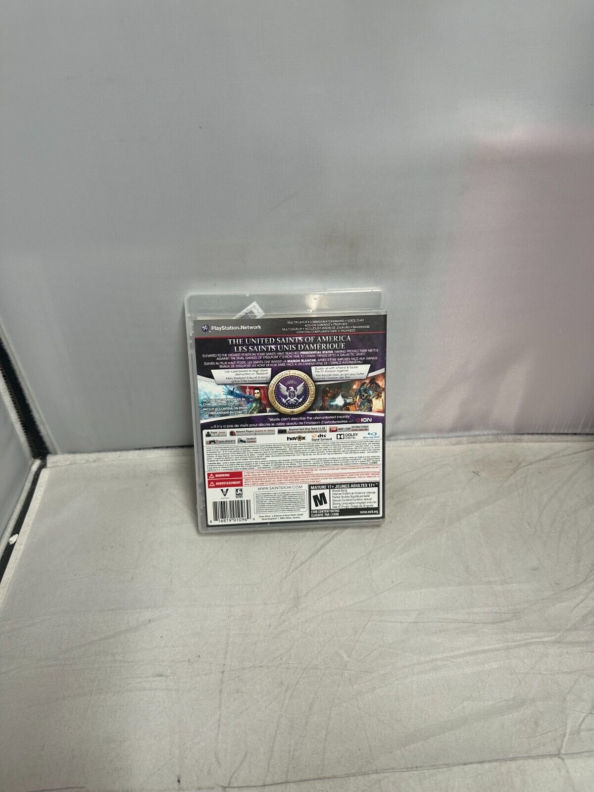 (LUP) Saints Row IV -- Commander in Chief Edition (Sony PlayStation 3, 2013)