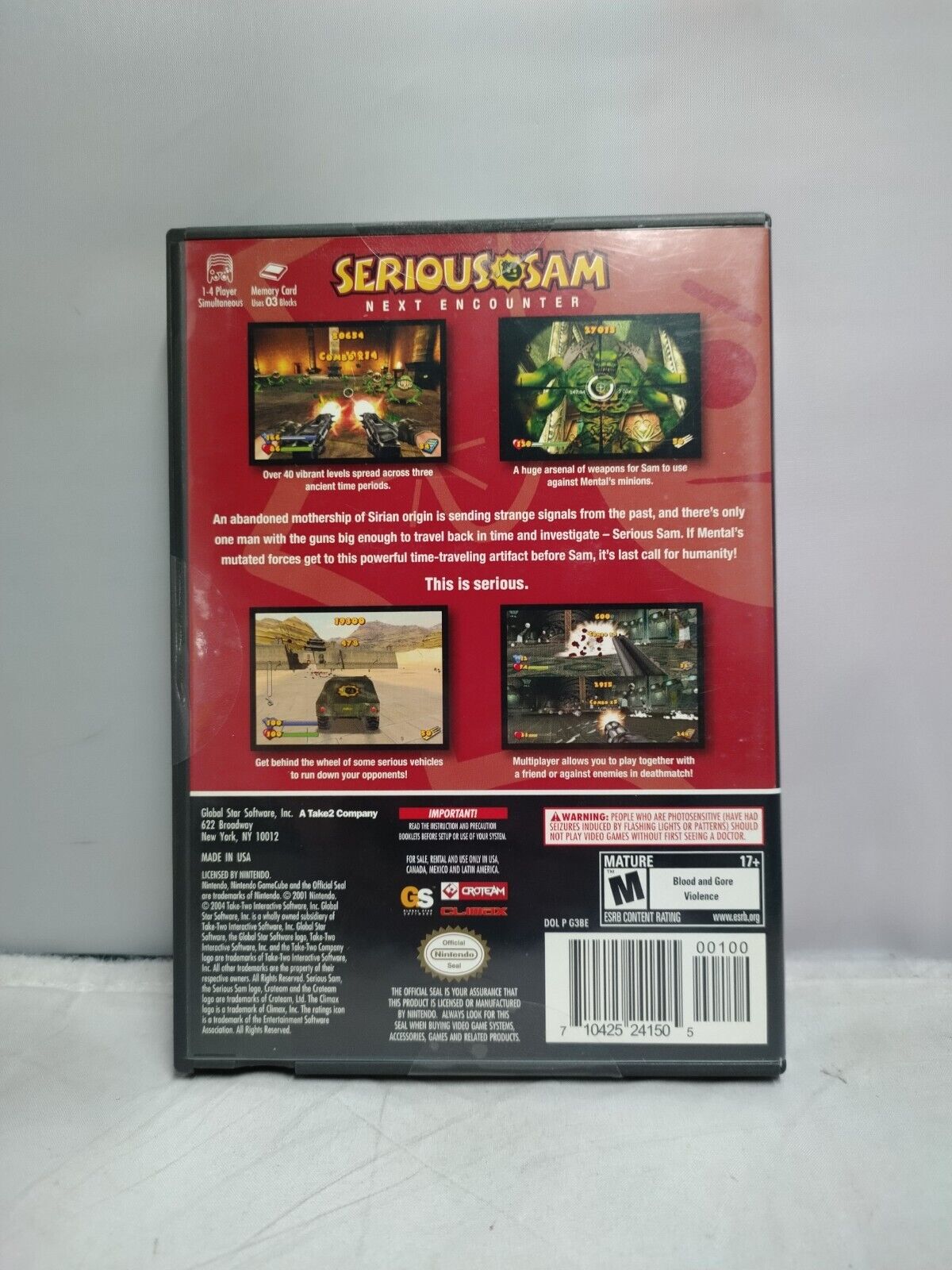 (LUP) Serious Sam : La prochaine rencontre (Nintendo GameCube, 2004)