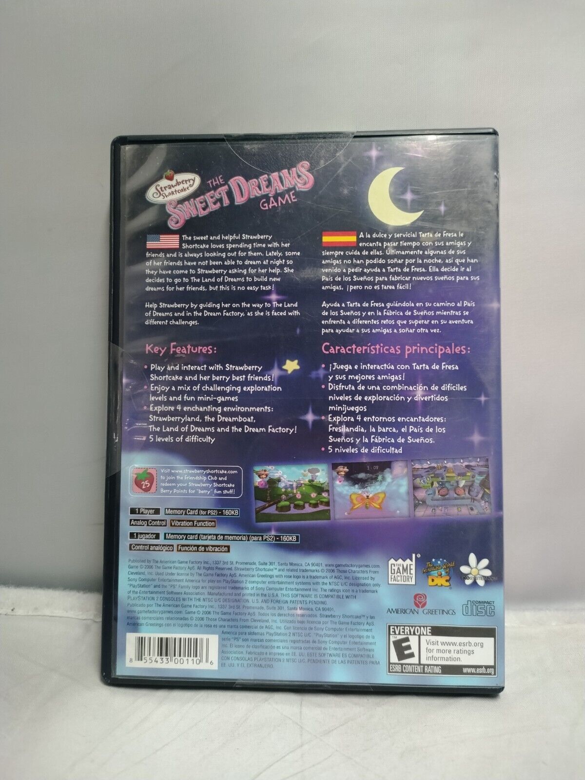 (LUP) Strawberry Shortcake : le jeu Sweet Dreams (Sony PlayStation 2, 2006)