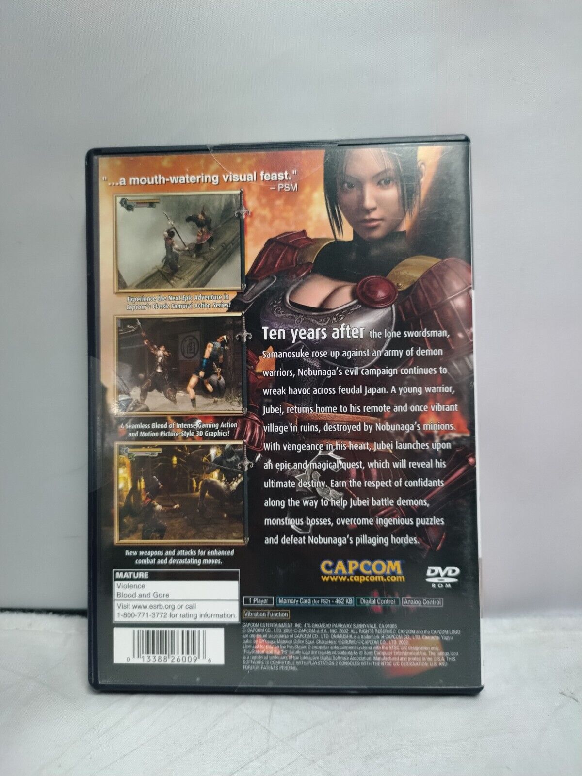 (LUP) Onimusha 2 : Le destin du samouraï (Sony PlayStation 2, 2002)