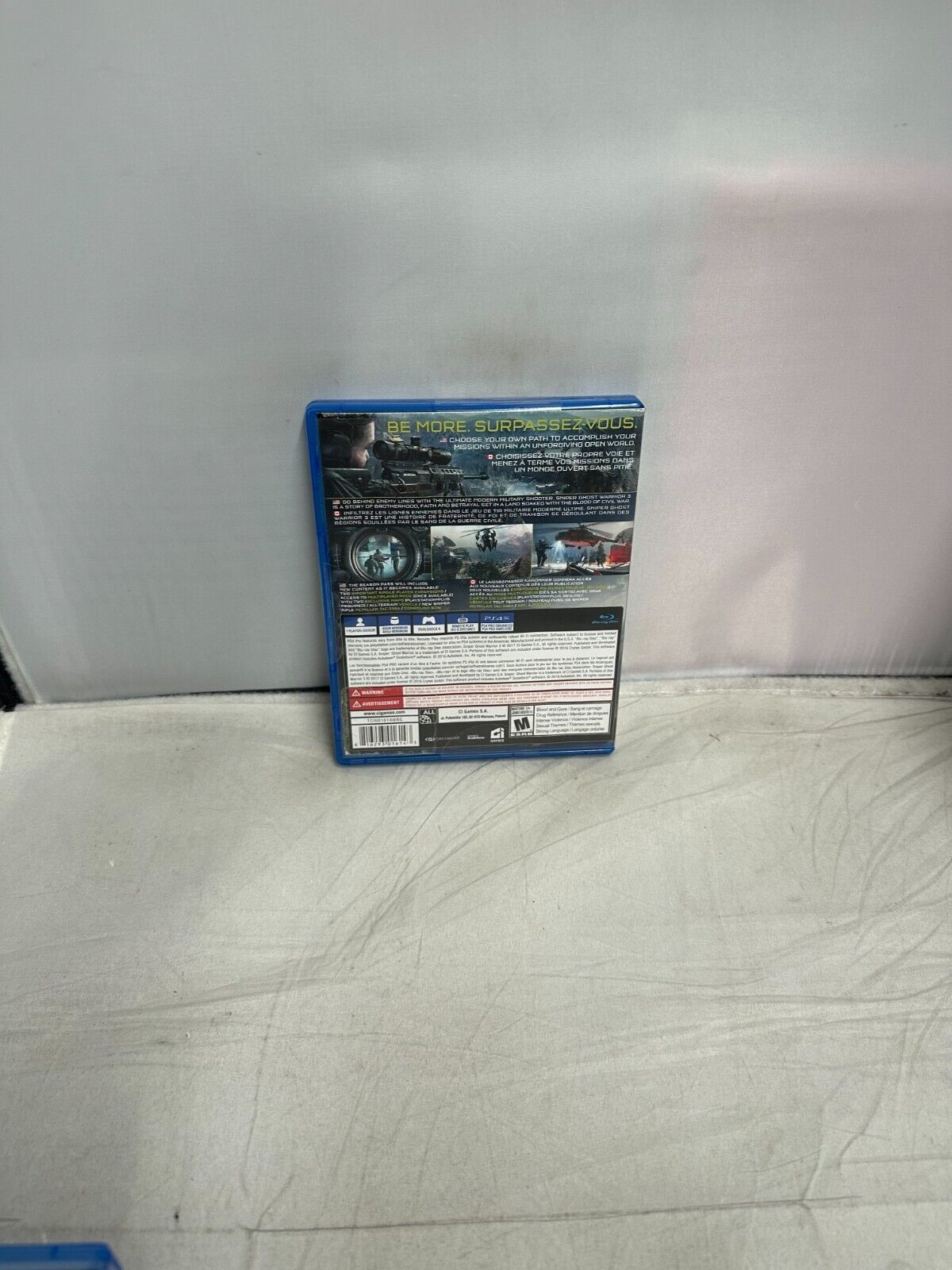 (LUP) Sniper: Ghost Warrior 3 -- Limited Edition (Sony PlayStation 4, 2017)