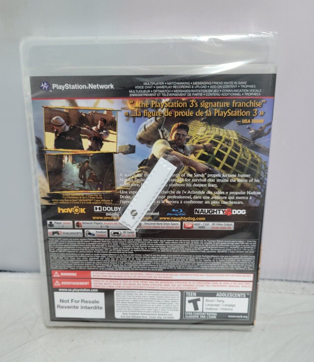 (LUP) Uncharted 3: Drake's Deception - Sony PlayStation 3