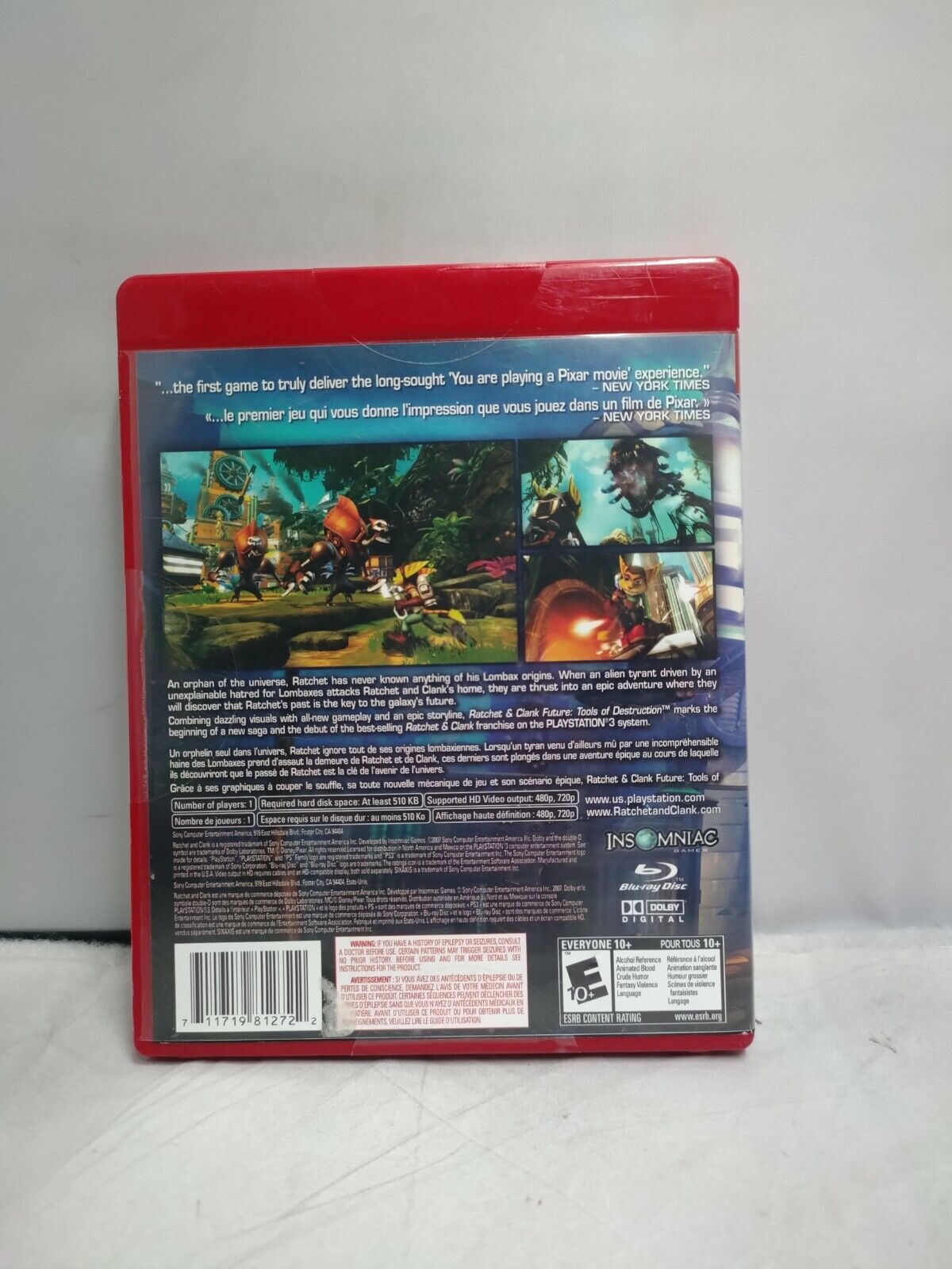 (LUP) Ratchet & Clank Future: Tools of Destruction (Sony PlayStation 3, 2007)