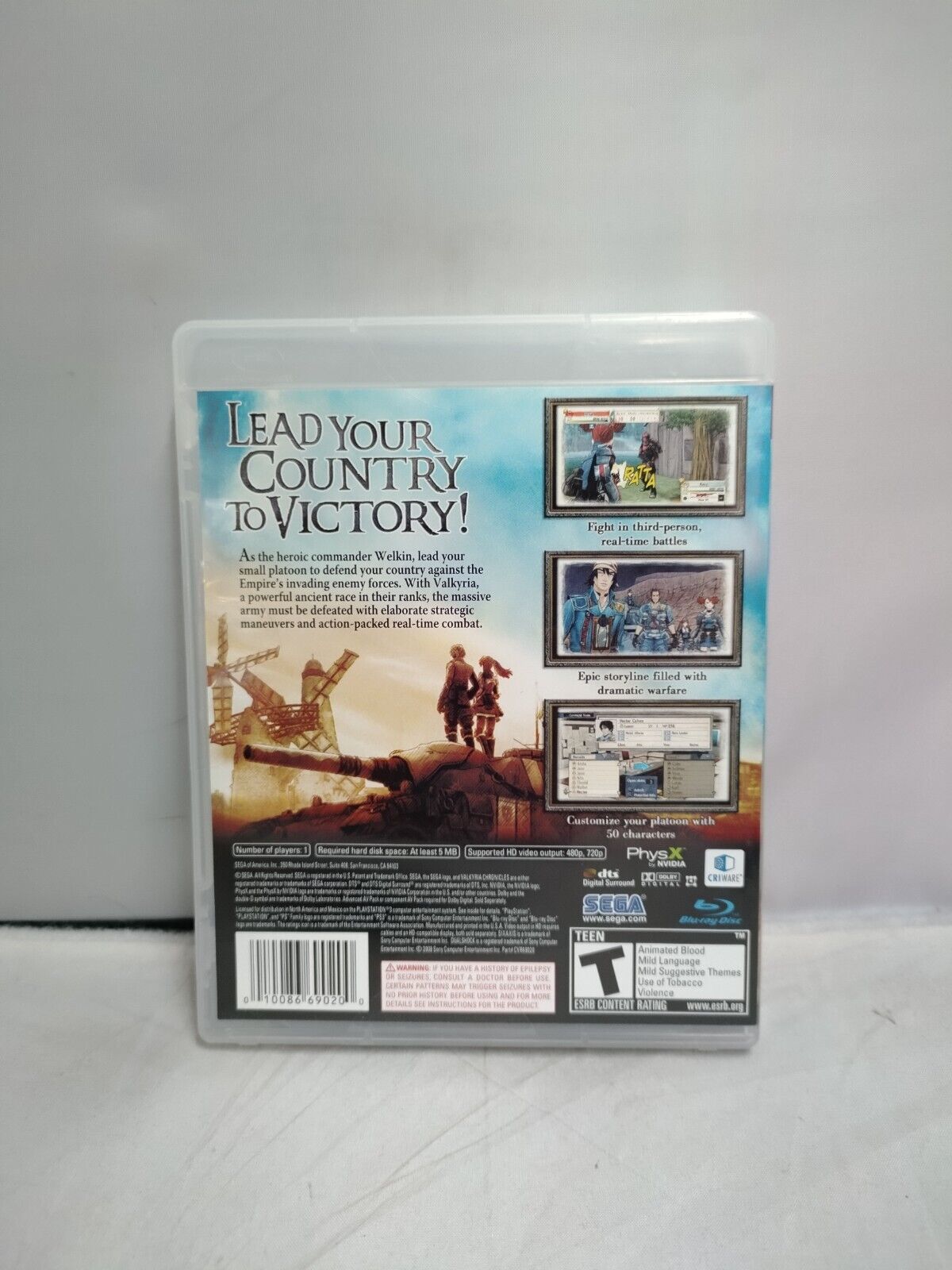 (LUP) Valkyria Chronicles (Sony PlayStation 3, 2008)
