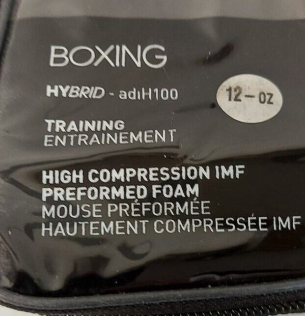 (N83948-1) Adidas ADIH100 12 Oz Boxing Gloves