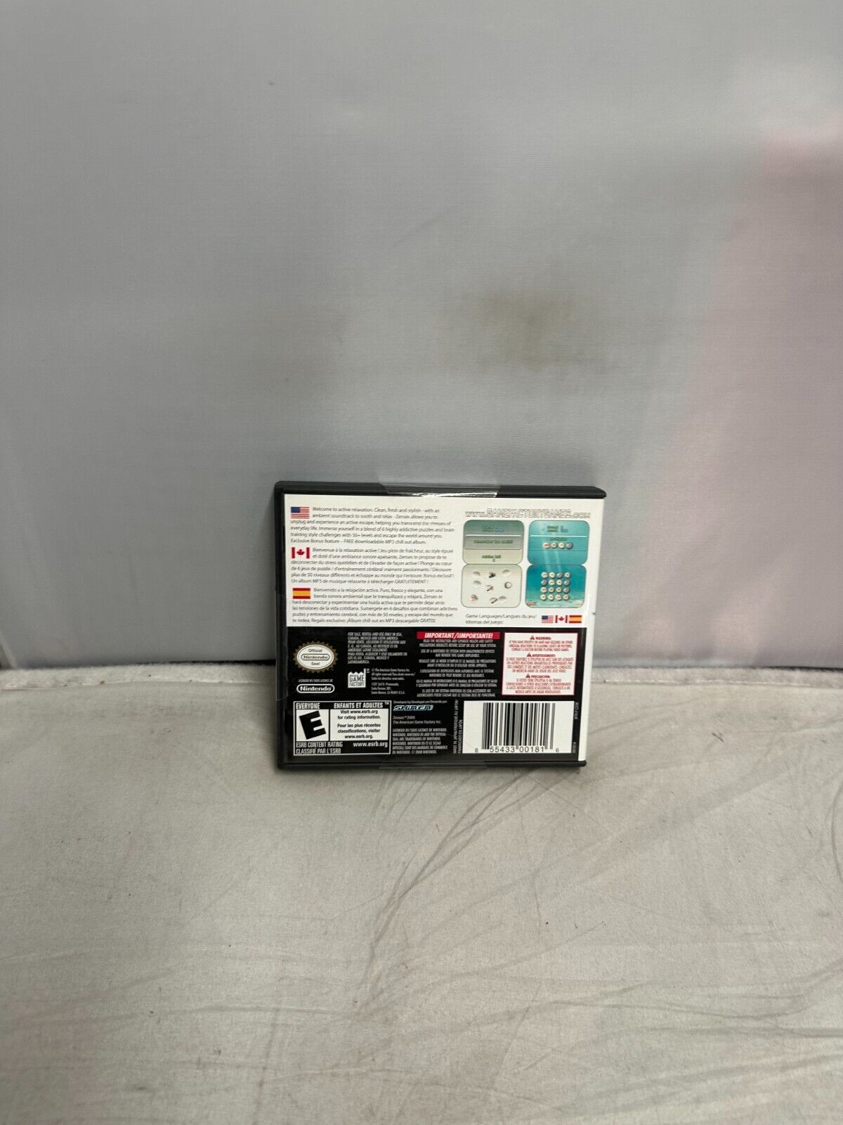 (LUP) Zenses: Ocean (Nintendo DS, 2008)