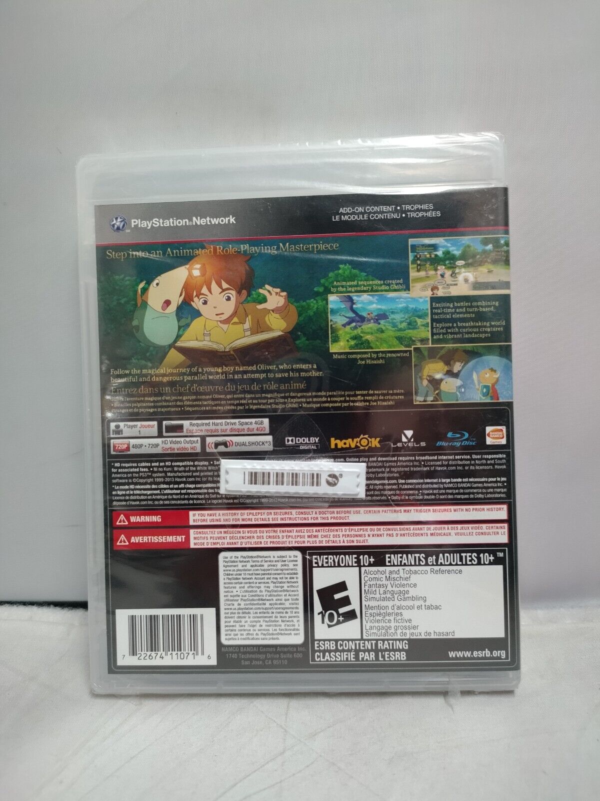 (LUP) Ni No Kuni : La colère de la sorcière blanche (PS3, 2013)