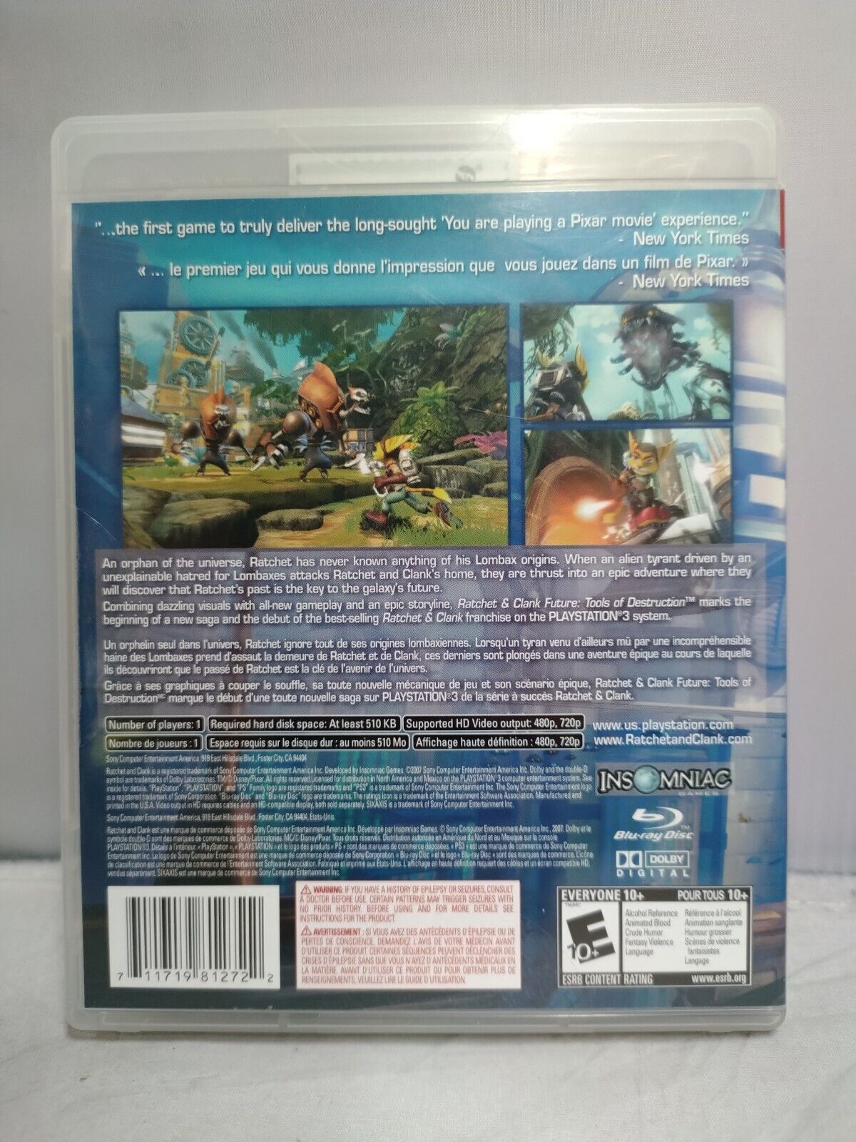 (LUP) Ratchet & Clank Future: Tools of Destruction (Sony PlayStation 3, 2007)