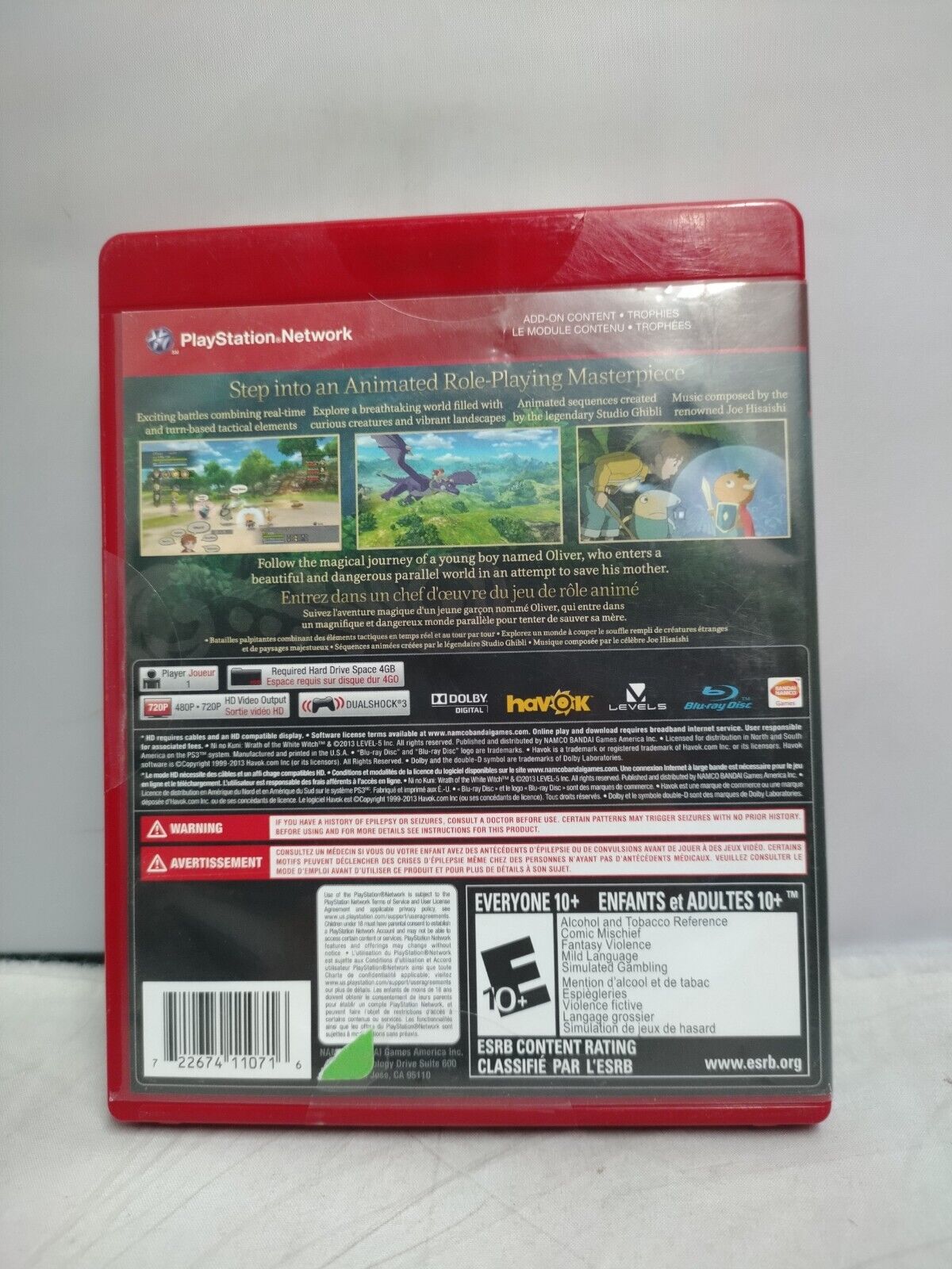 (LUP) Ni No Kuni: Wrath of the White Witch (PS3, 2013)