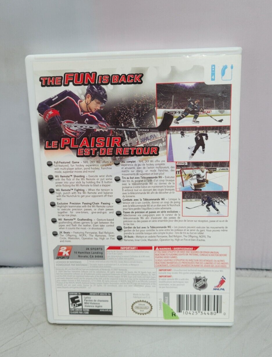(LUP) NHL 2K9 (Nintendo Wii, 2008)