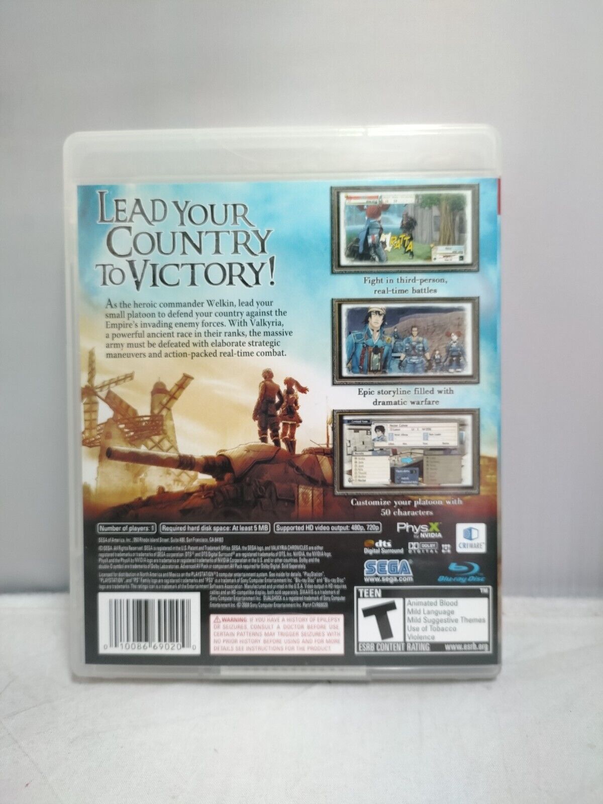 (LUP) Chroniques de Valkyria (Sony PlayStation 3, 2008)