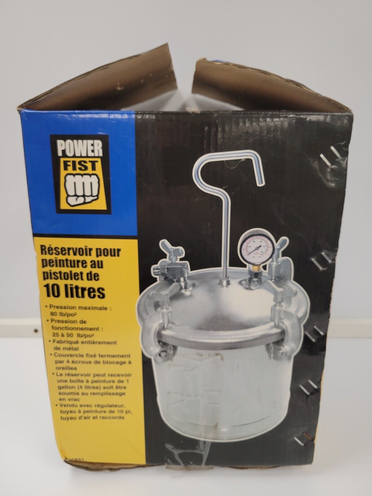 (69185-1) Power Fist 8006581 Paint Spray Tank - 10 Liter