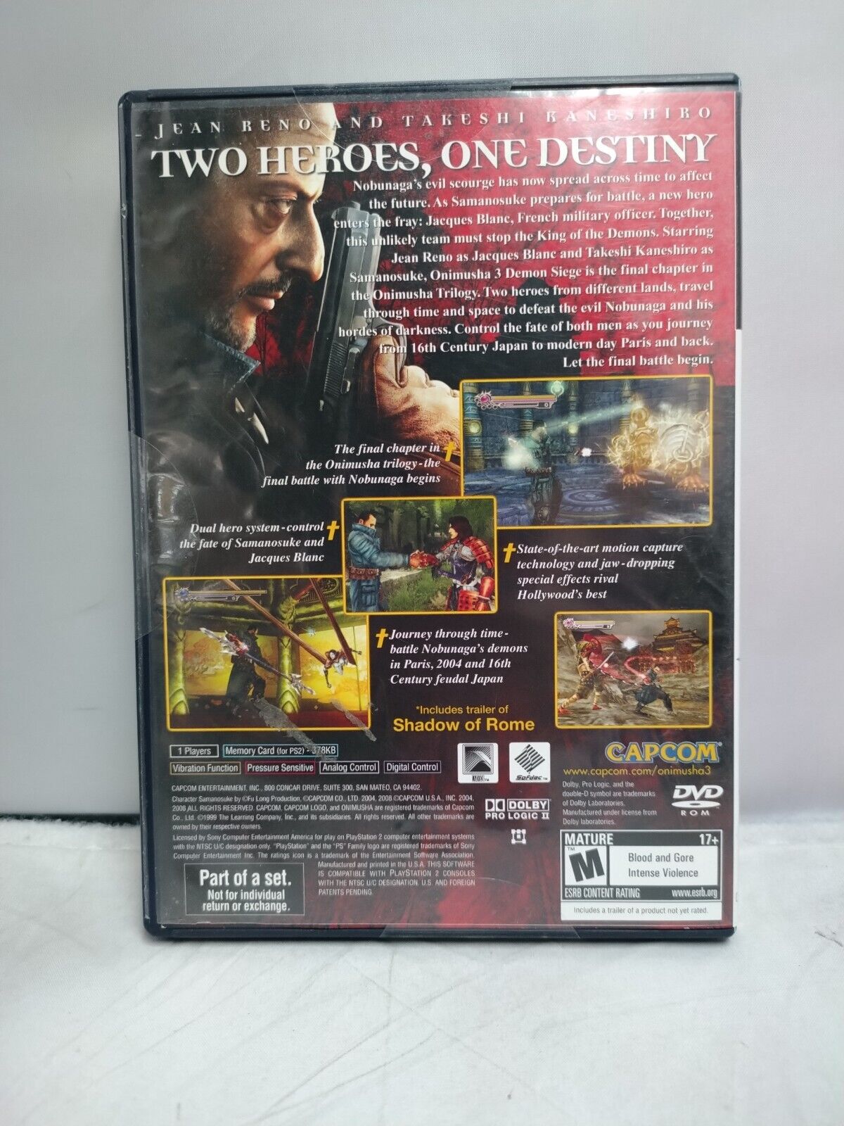 (LUP) Onimusha 3 : Siège démoniaque (Sony PlayStation 2, 2004)
