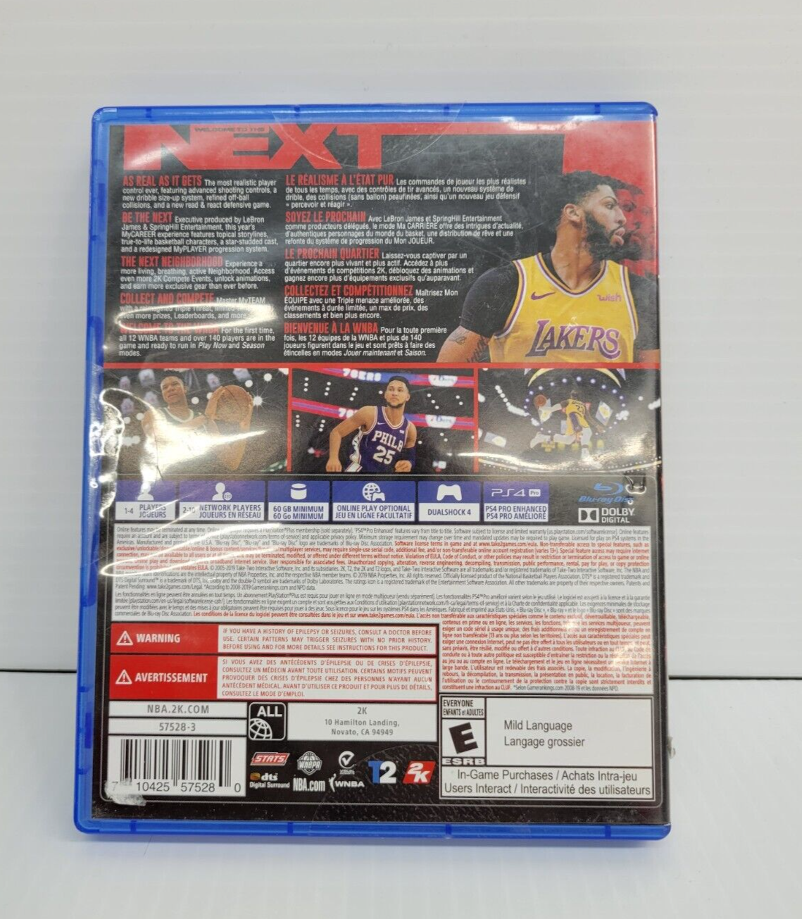 (LUP) NBA 2K20 (PlayStation 4, 2019)