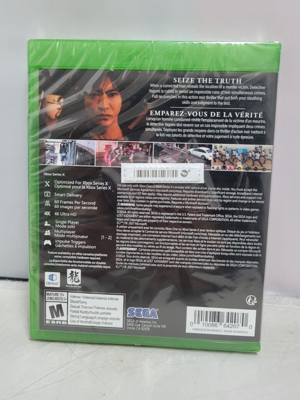 (LUP) Lost Judgment (Xbox Series X, 2021)