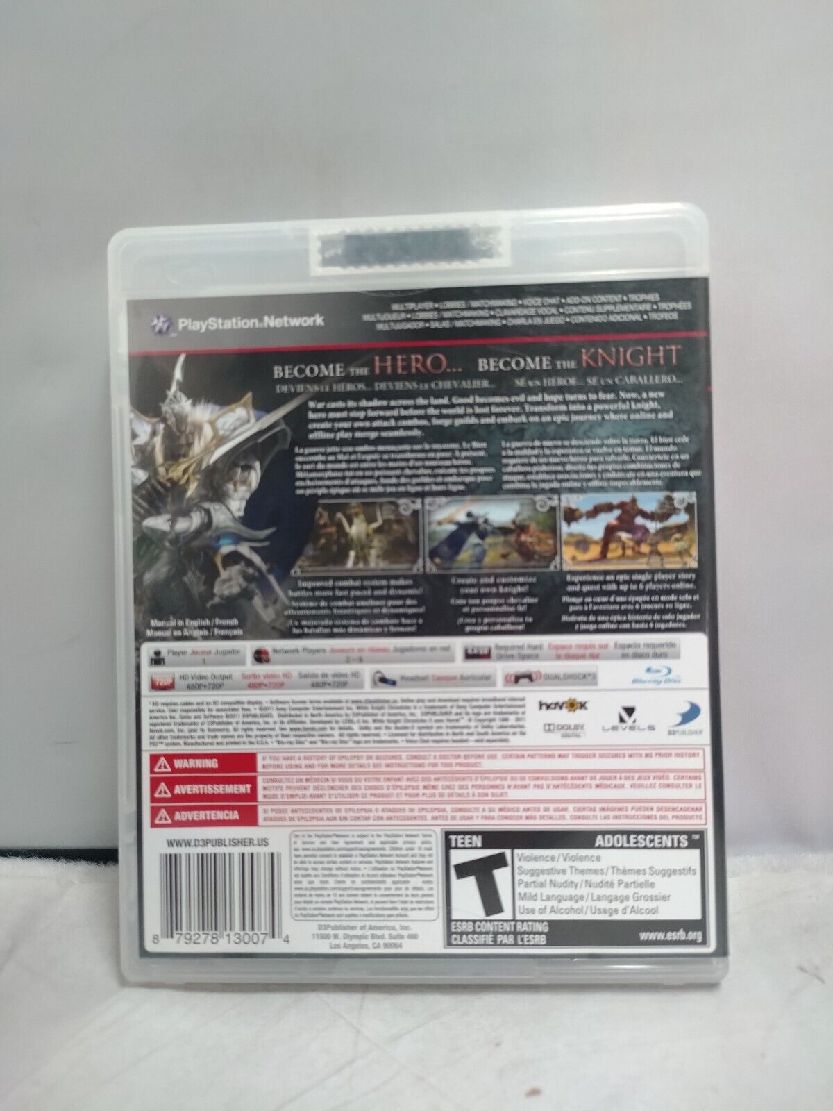 (LUP) White Knight Chronicles II (Sony PlayStation 3, 2011)