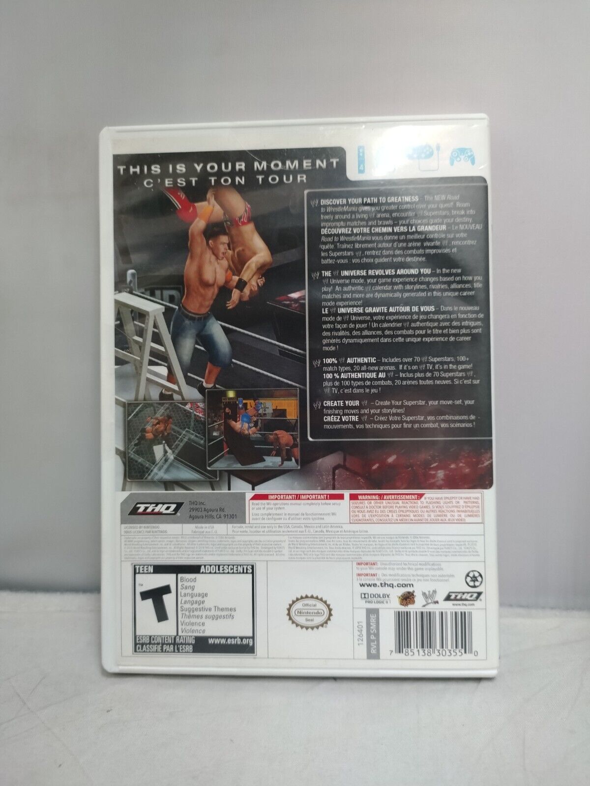 (LUP) WWE SmackDown vs. Raw 2011 (Nintendo Wii, 2010)