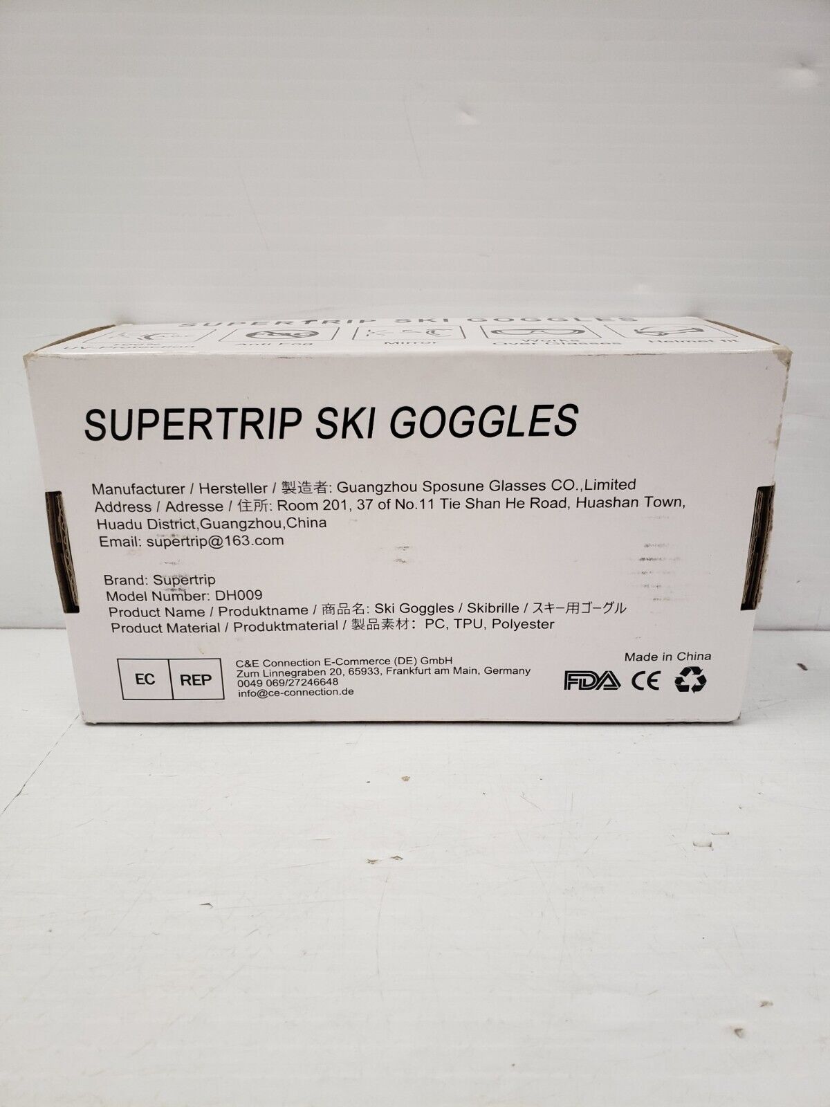 (60830-4) Supertrip DH009 Ski Googles
