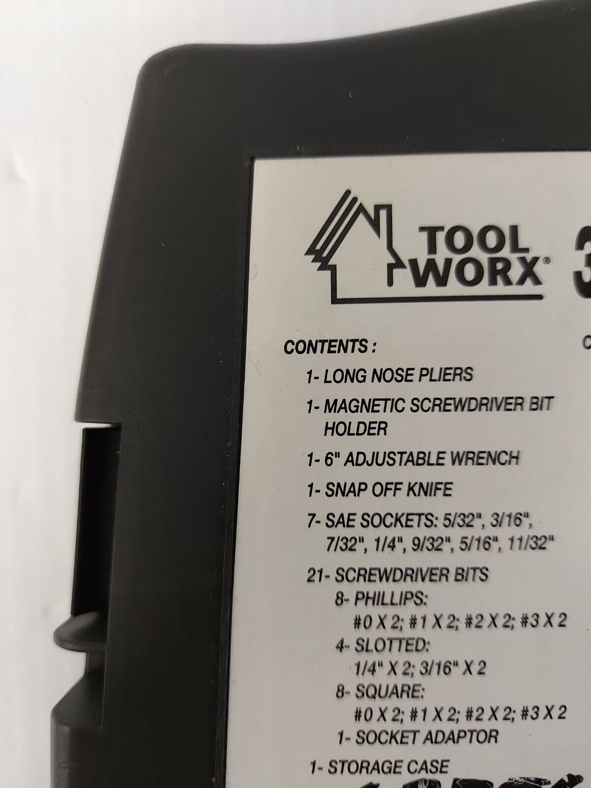 (N83778-8) Tool Works 30135 33pc Household Tool Set