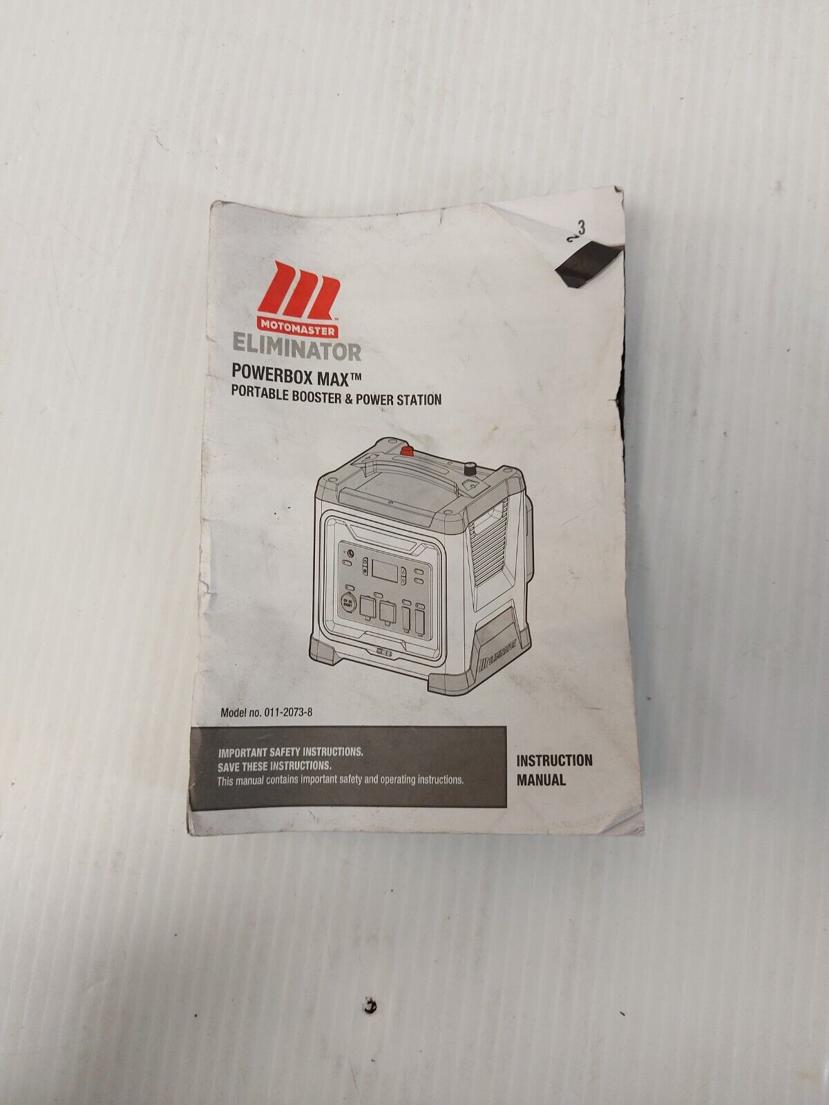 (N86148-1) Motomaster 011-2073-8 Boost Pack