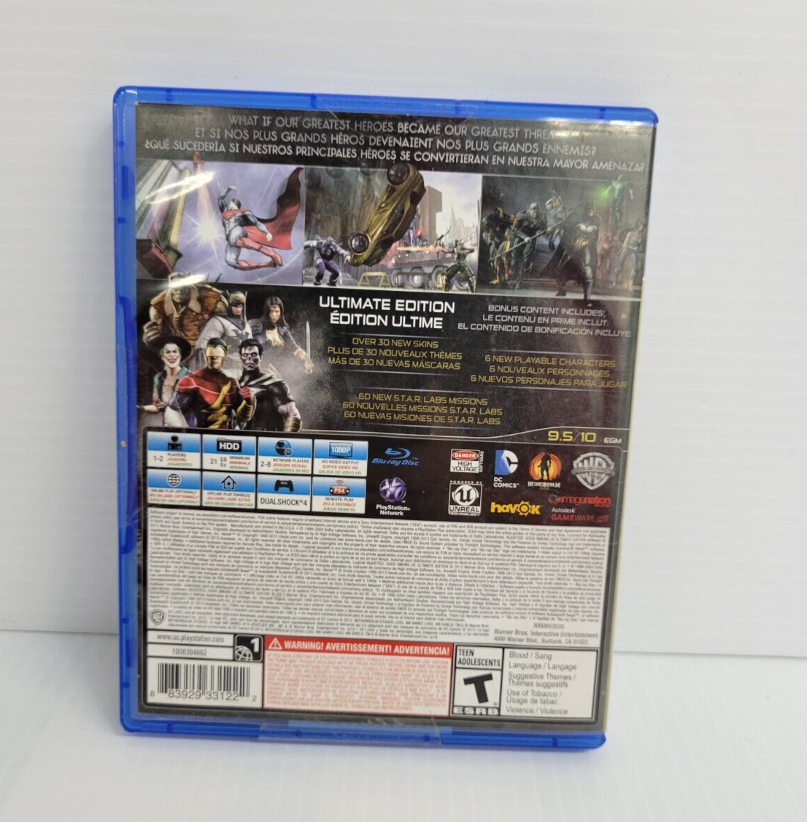 (LUP) Injustice Gods Among Us Ultimate Edition (Sony PlayStation 4, Ps4 2013)