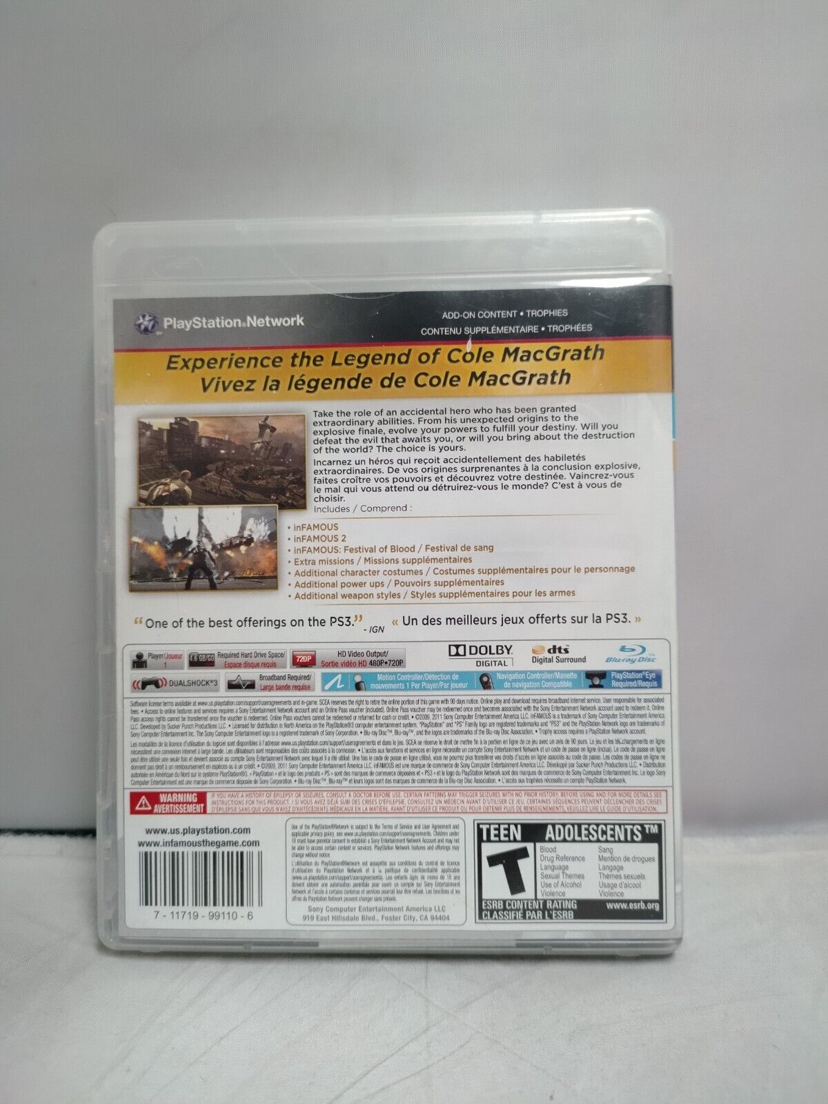 (LUP) Collection inFamous (Sony PlayStation 3, 2012)