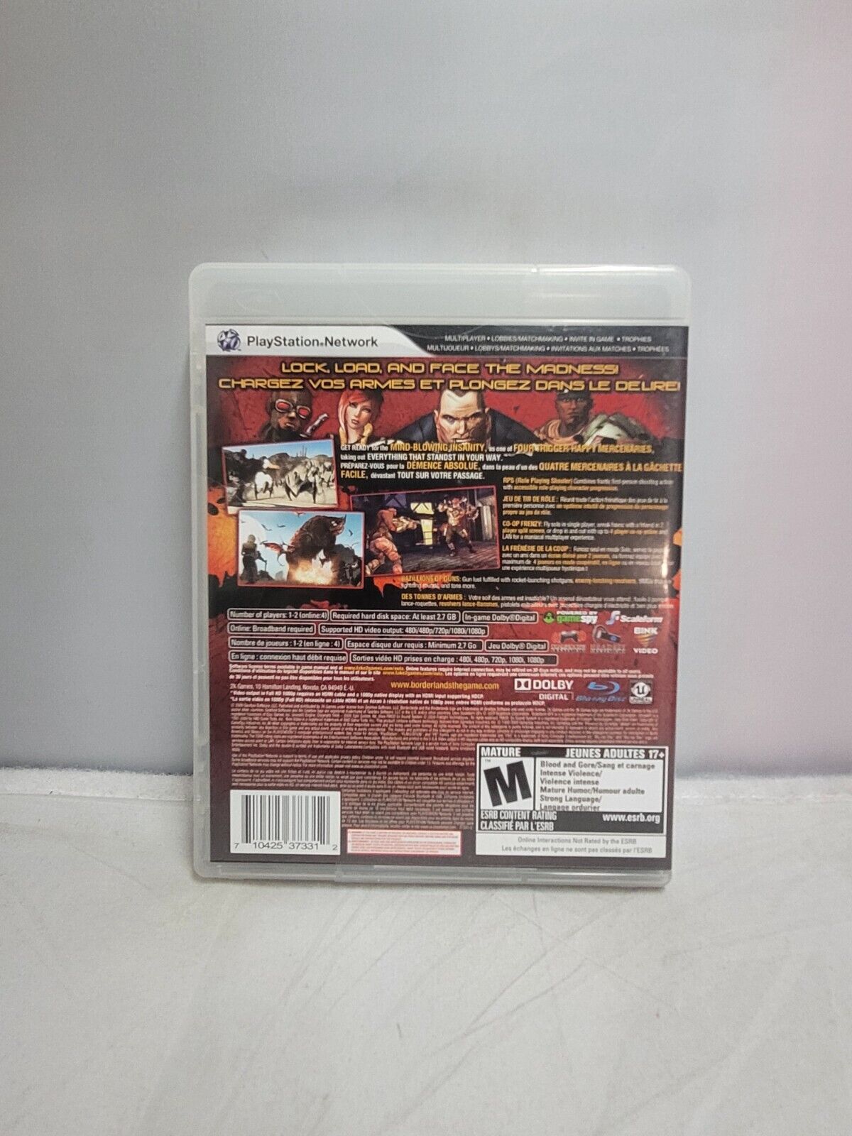 (LUP)Borderlands (Sony PlayStation 3, 2009)