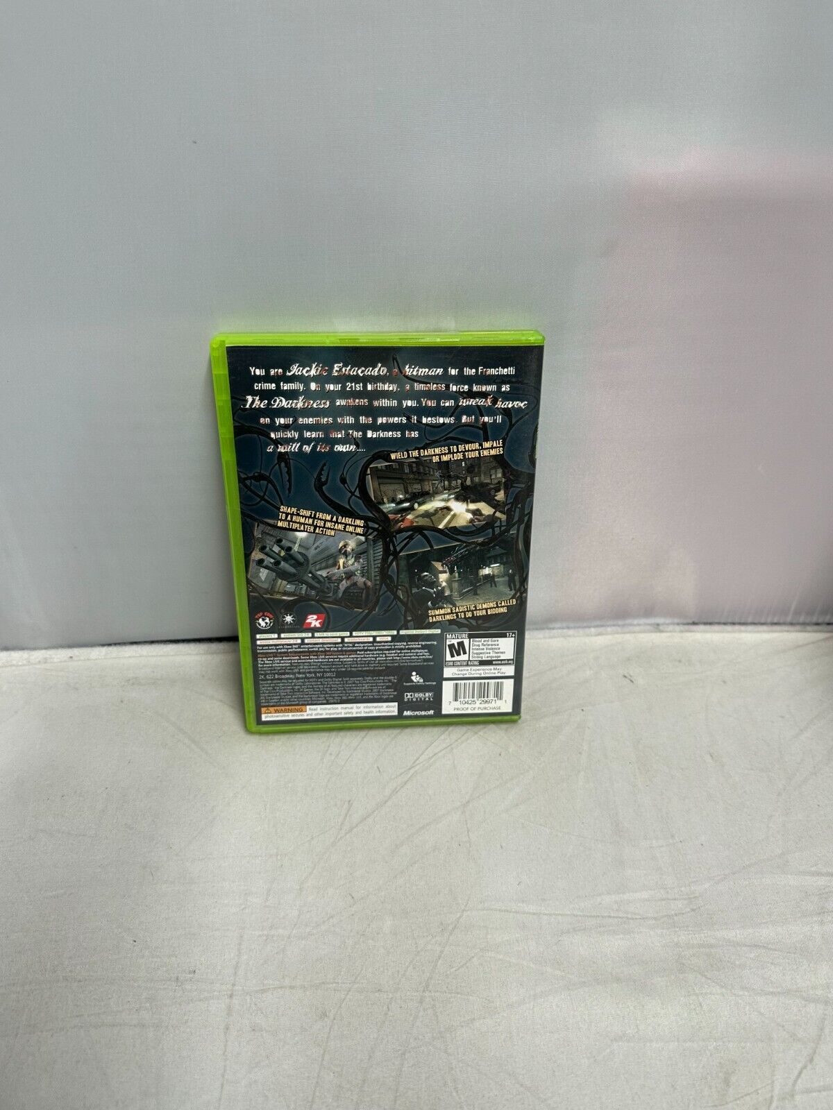 (LUP) Les Ténèbres (Microsoft Xbox 360, 2007)