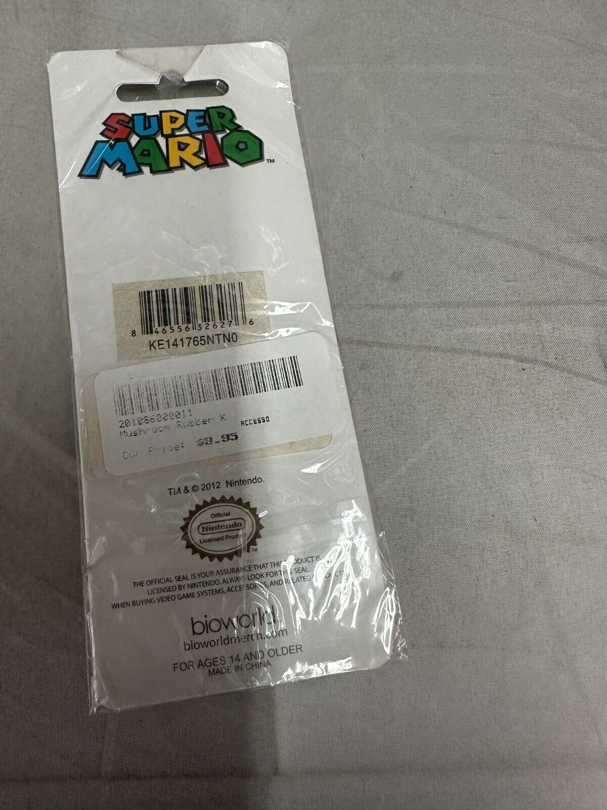 (LUP) Super Mario - Porte-clés Champignon Vert 1 Up