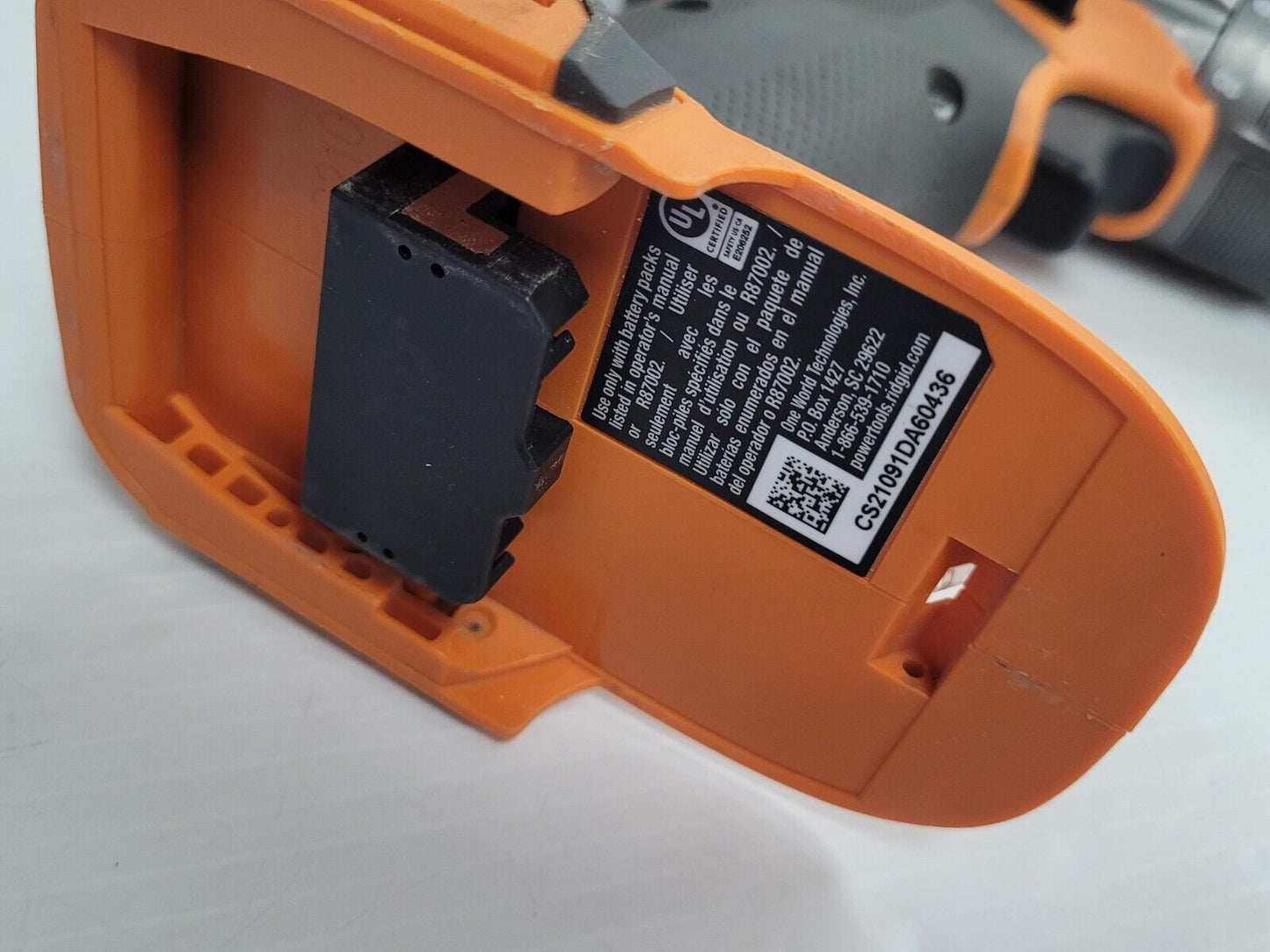 (N72512-1) Ridgid R86115 1/2 Perceuse et batterie