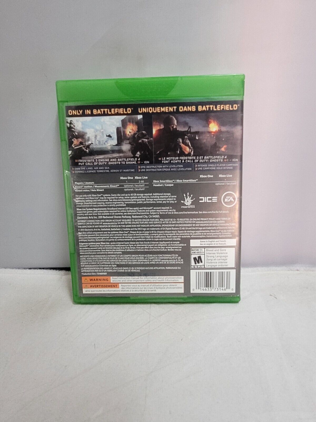 (LUP) Battlefield 4 (Microsoft Xbox One, 2013)