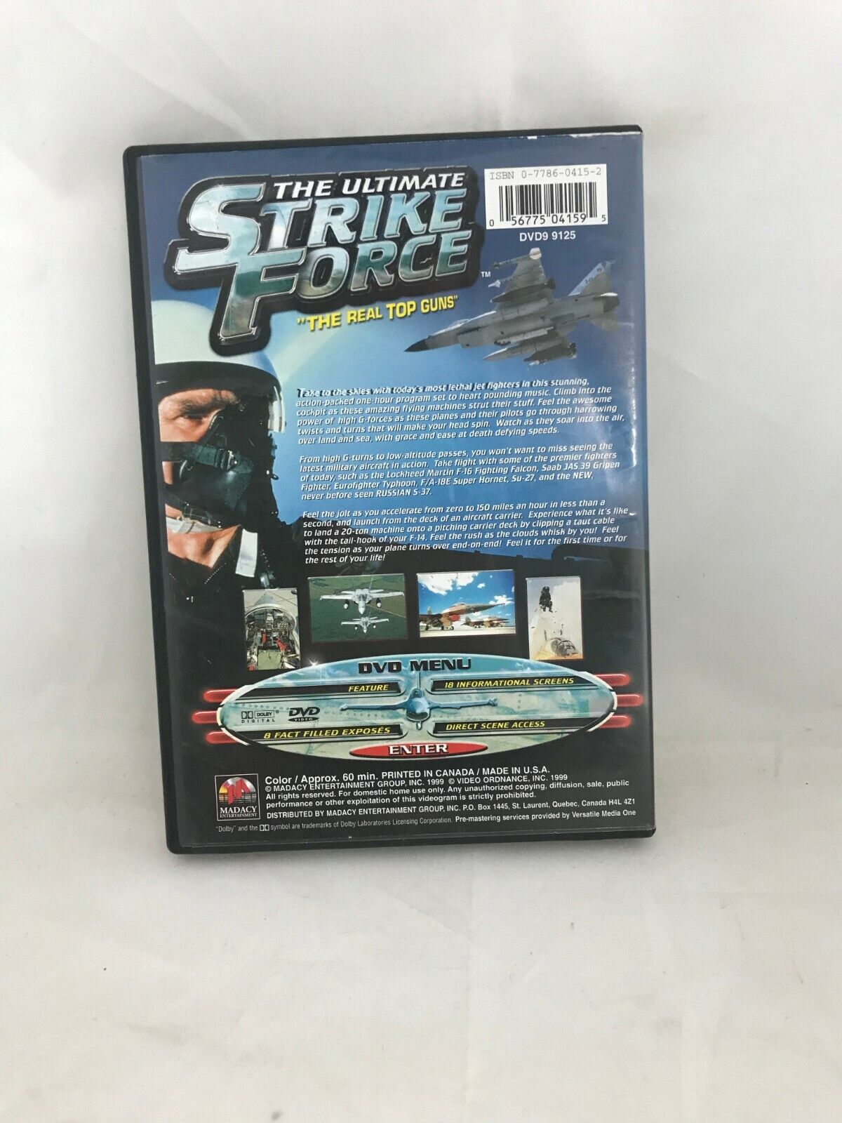 (LUP) Ultimate Strike Force, The - "The Real Top Guns" (DVD, 1999)
