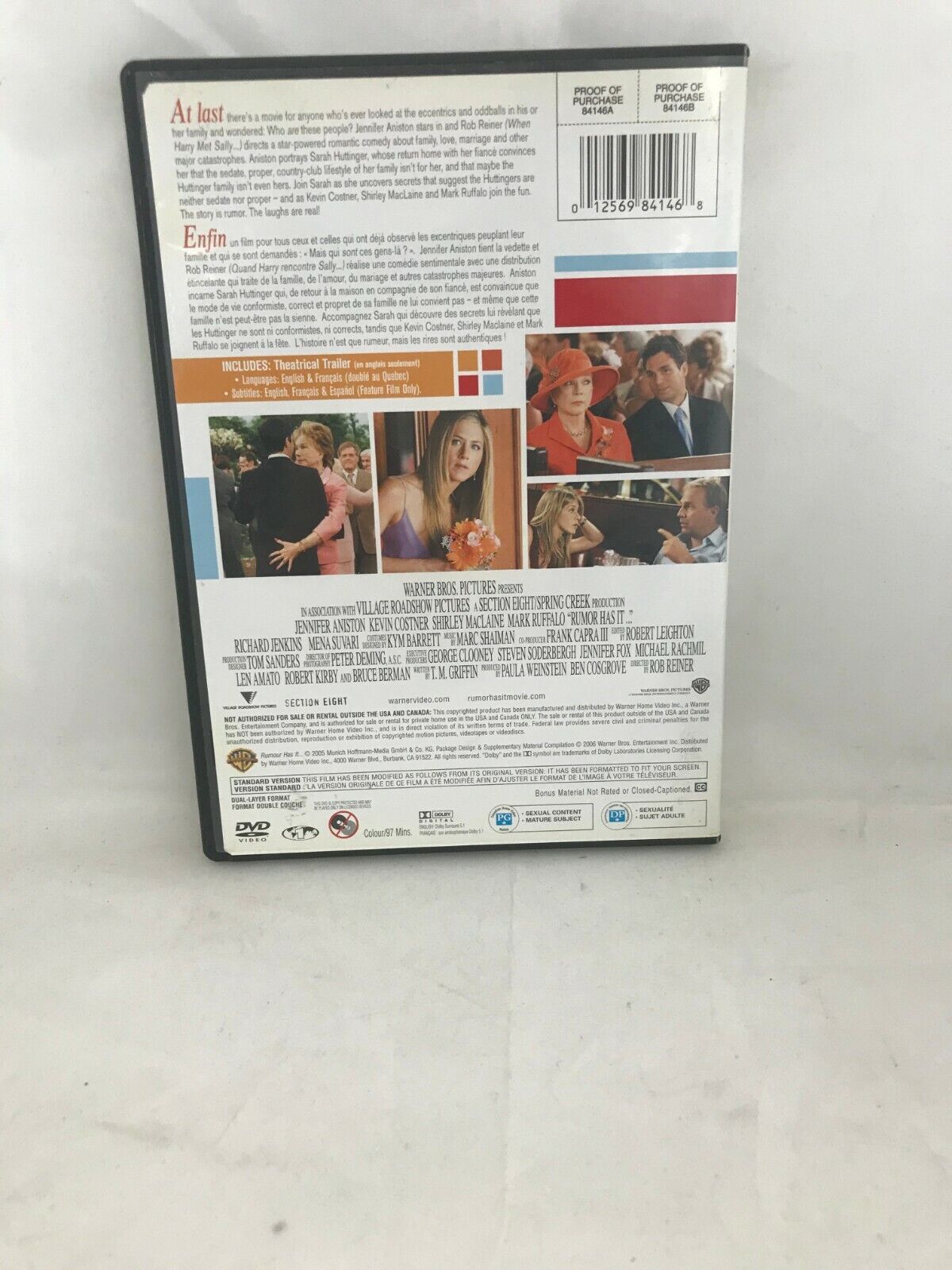 (LUP) Rumour Has it DVD Full Screen