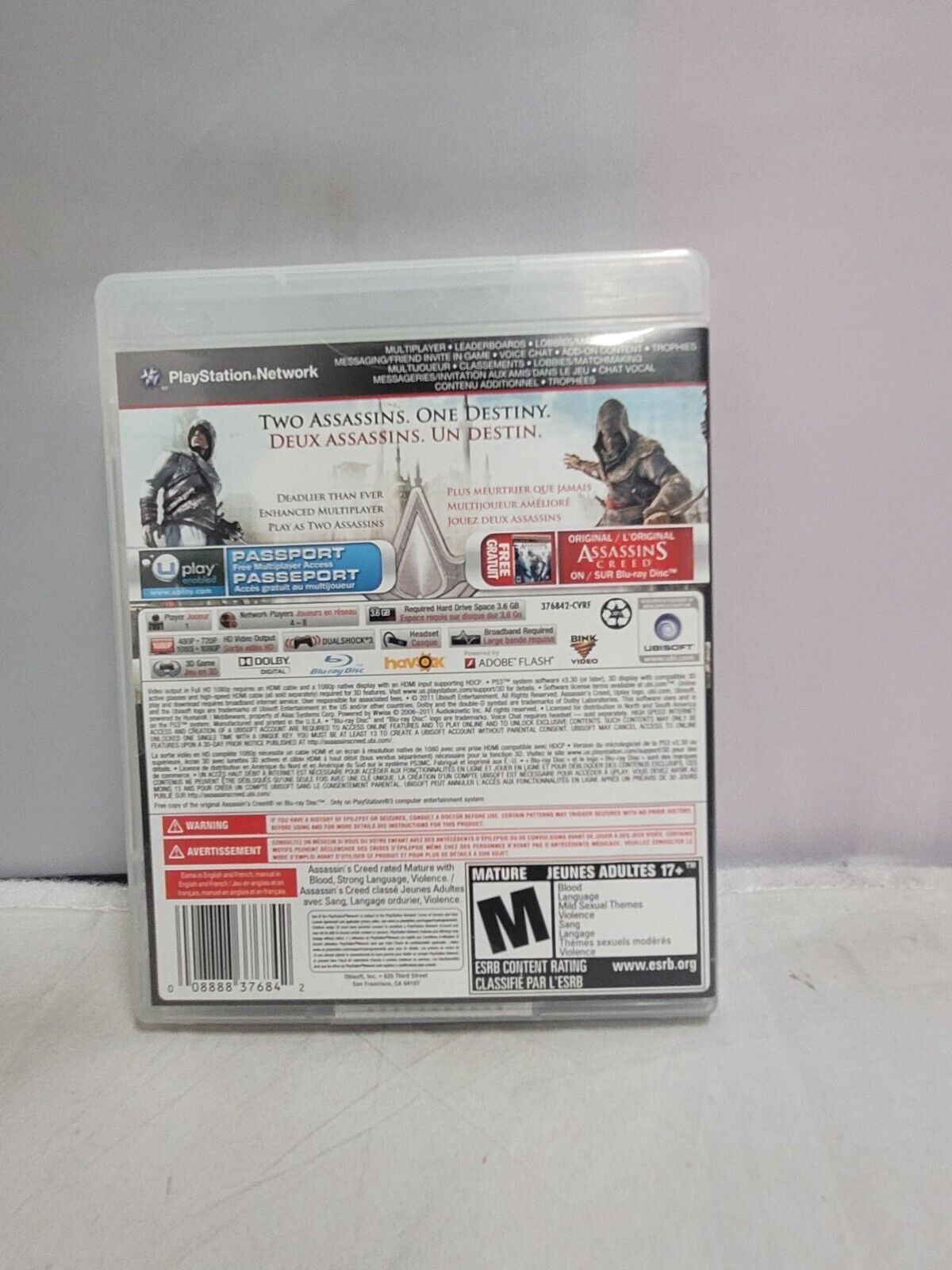 (LUP)Assassin's Creed : Révélations (Sony PlayStation 3, 2011)