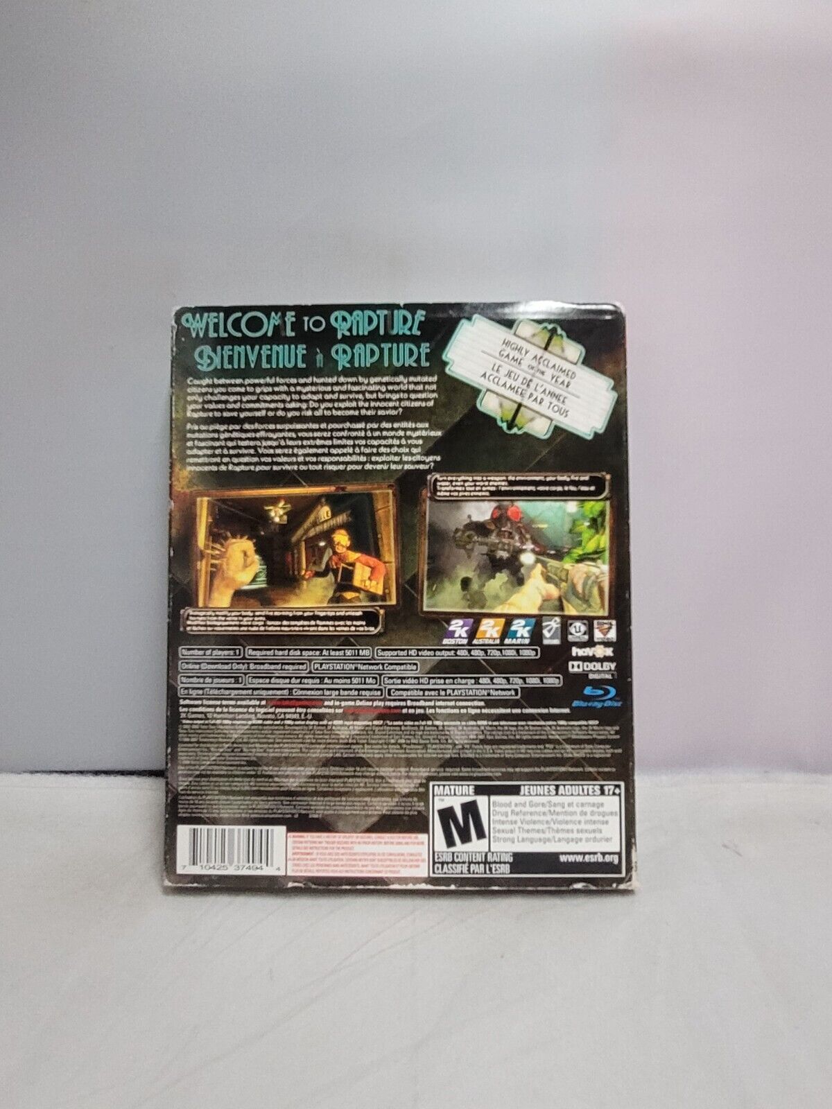 (LUP)BioShock (Sony PlayStation 3, 2008)