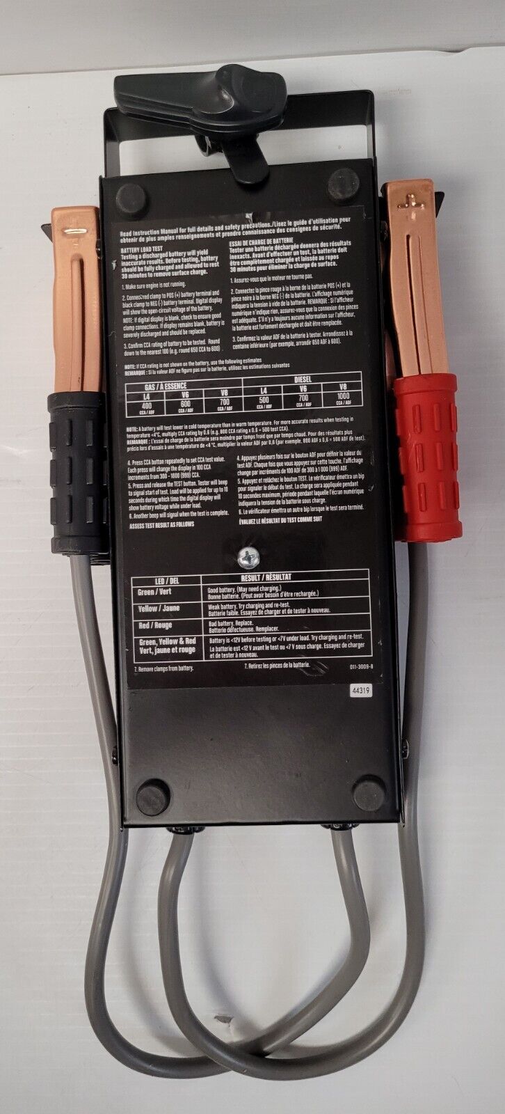 (N73770-1) Testeur de batterie Motomaster 011-3009-8 12 V