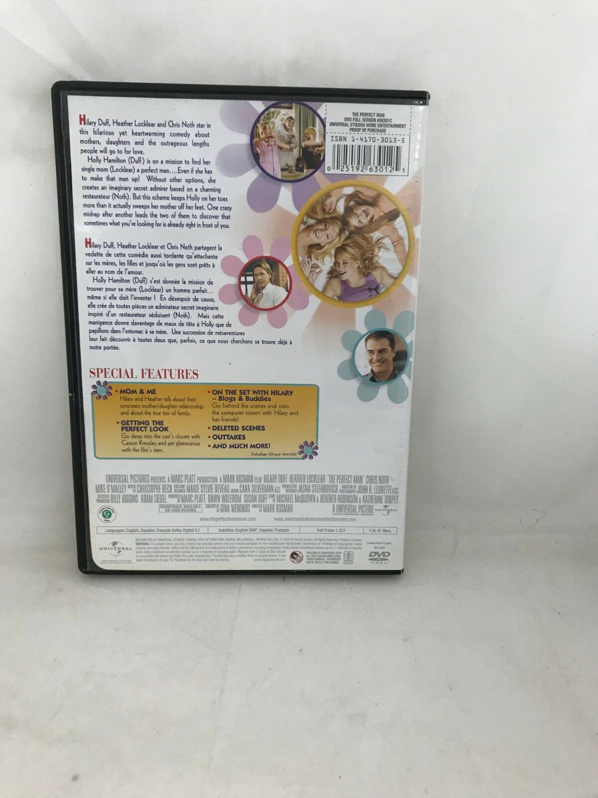 (LUP) The Perfect Man (DVD, 2005, Full Frame)